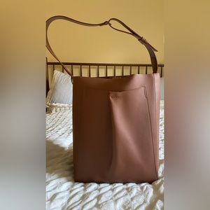 Everlane Italian Studio bag- cognac